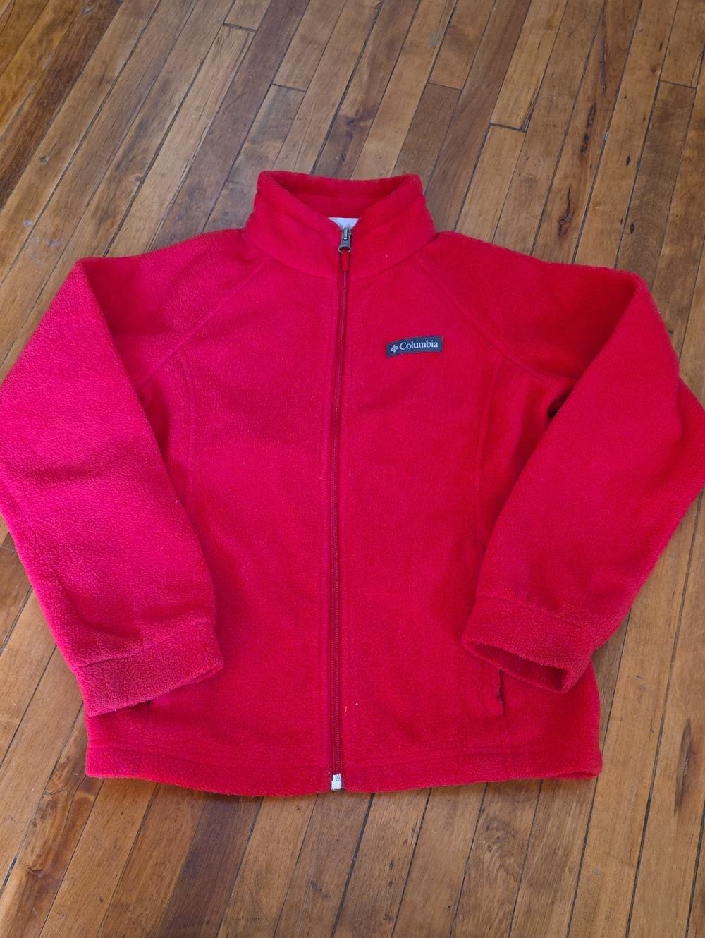 Columbia Kids Red Full-Zip Fleece Jacket